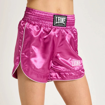 Leone BASIC W THAI/kick SHORTS-fuxia
